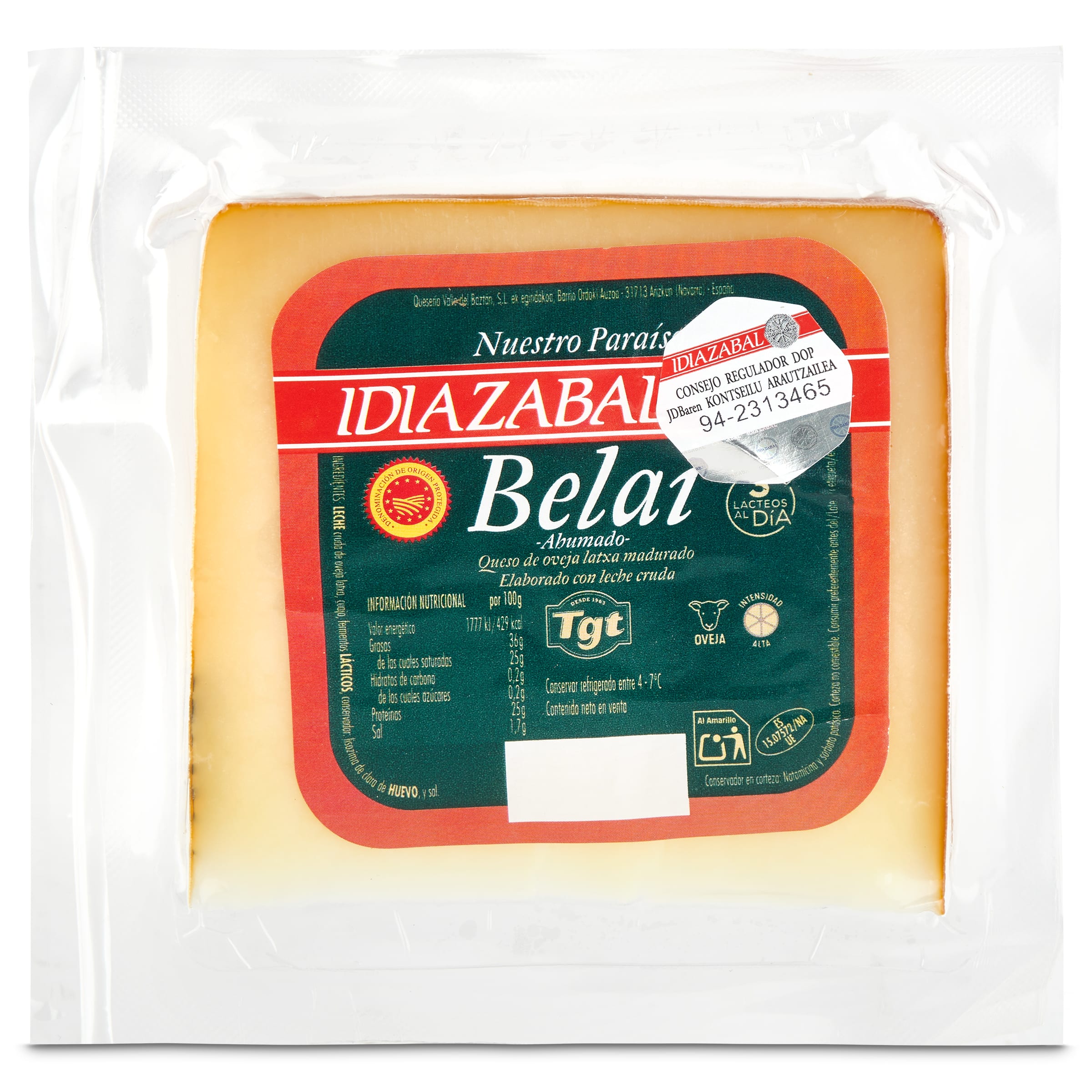 Queso Idiazábal ahumado D.O.P. Belai 150 g