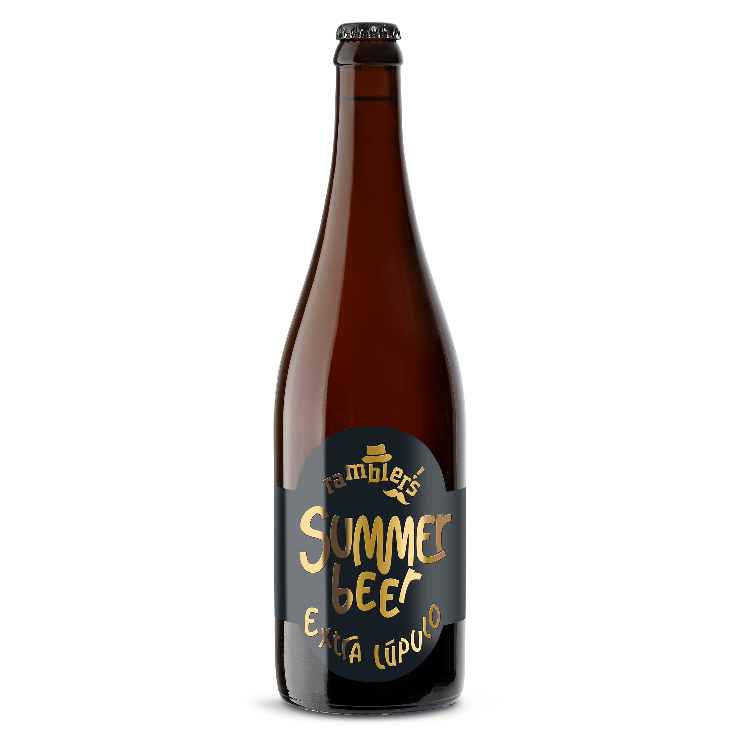 Cerveza artesana extra lúpulo Ramblers de Dia botella 75 cl