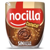 Crema de cacao crunchy Nocilla bote 180 g