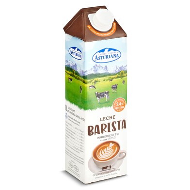 Leche barista Central Lechera Asturiana 1 L-0 Leche barista Central Lechera Asturiana 1 L-0
