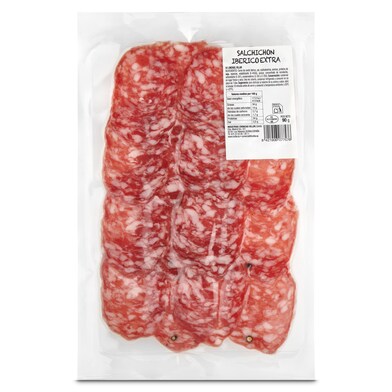 Salchichón de cebo ibérico extra Villar 90 g-0 Salchichón de cebo ibérico extra Villar 90 g-0