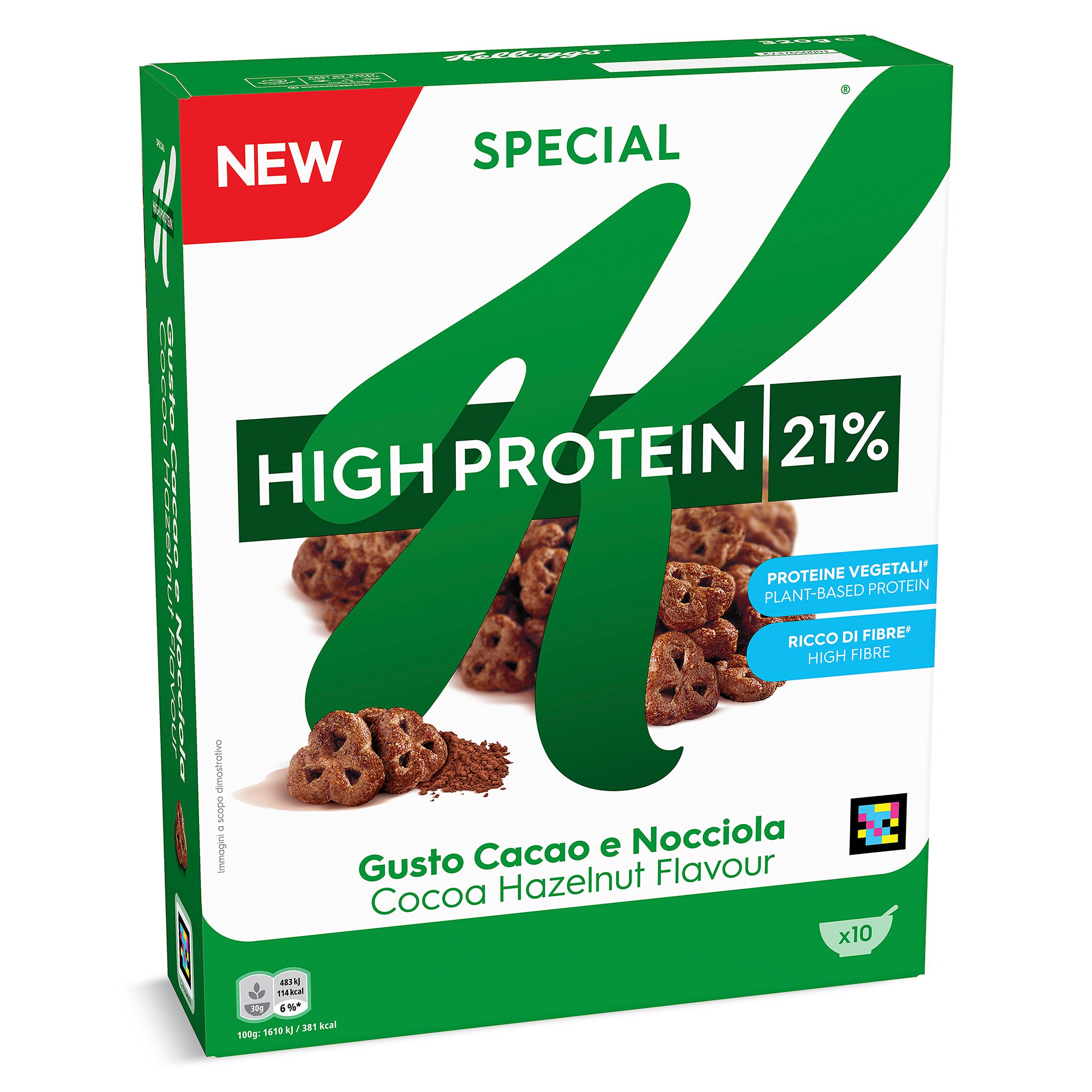 Cereales sabor chocolate high protein Kellogg's Special K caja 320 g