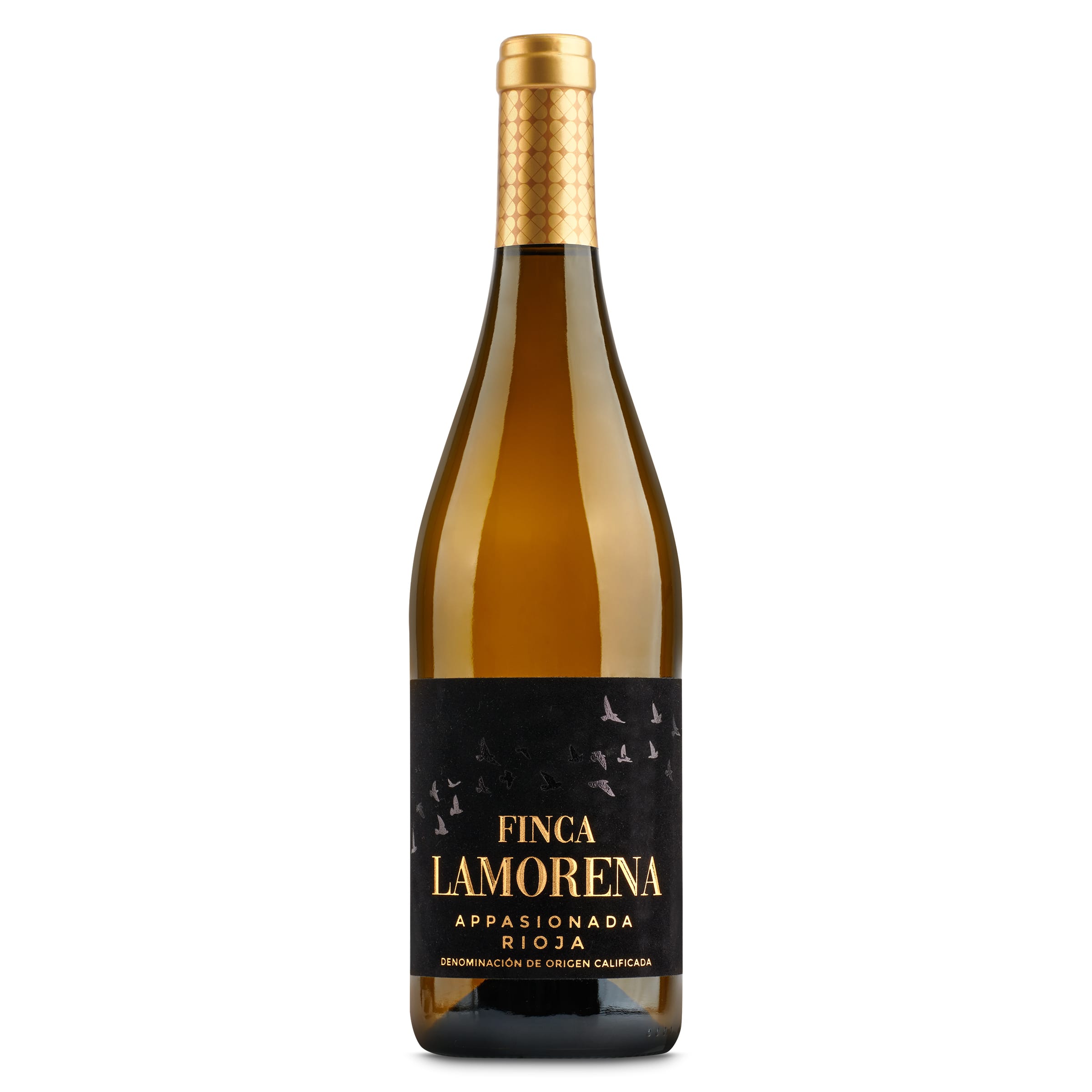Vino blanco appasionada D.O. Rioja Finca la morena botella 75 cl