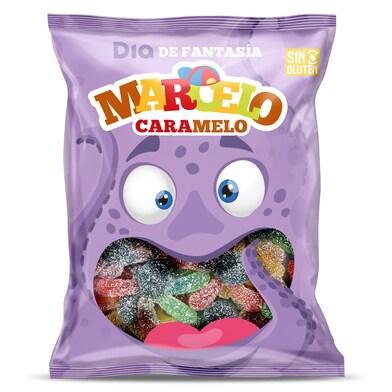 Golosinas pulpos pica Dia Marcelo Caramelo bolsa 100 g-0 Golosinas pulpos pica Dia Marcelo Caramelo bolsa 100 g-0