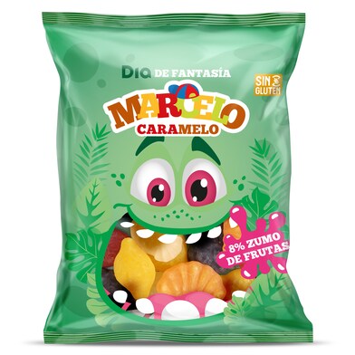 Golosinas fruta tropical con 8% zumo Marcelo Caramelo de Dia bolsa 100 g-0 Golosinas fruta tropical con 8% zumo Marcelo Caramelo de Dia bolsa 100 g-0