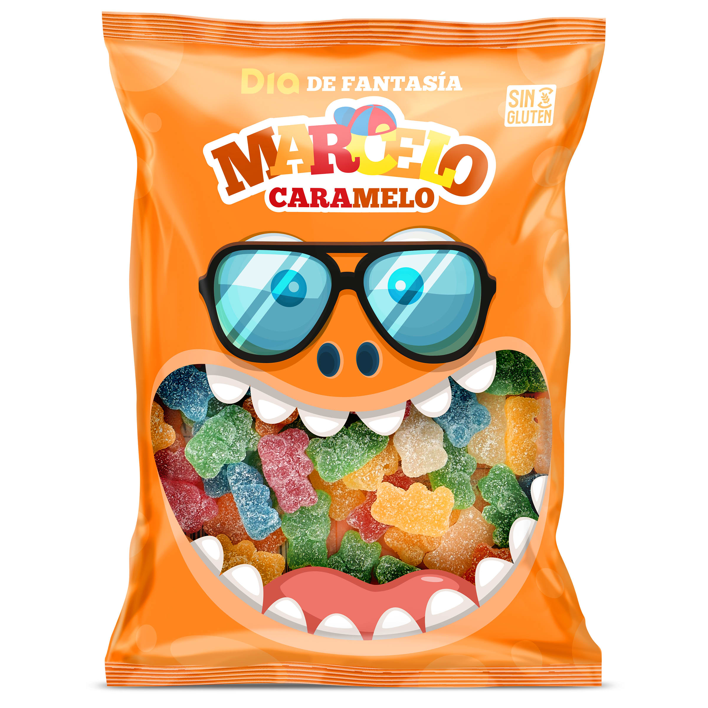 Golosinas ositos pica Marcelo Caramelo de Dia bolsa 200 g