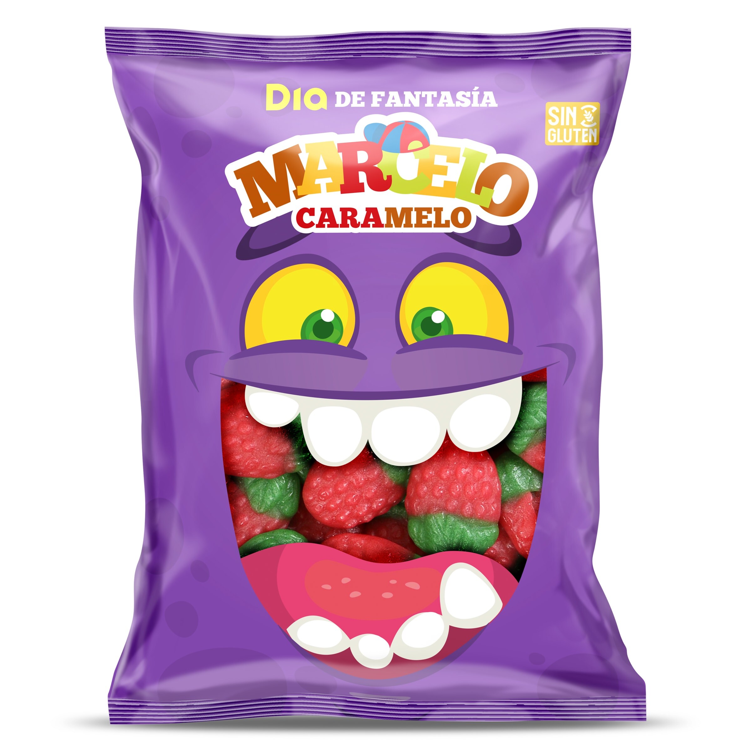 Golosinas fresas Marcelo Caramelo de Dia bolsa 200 g