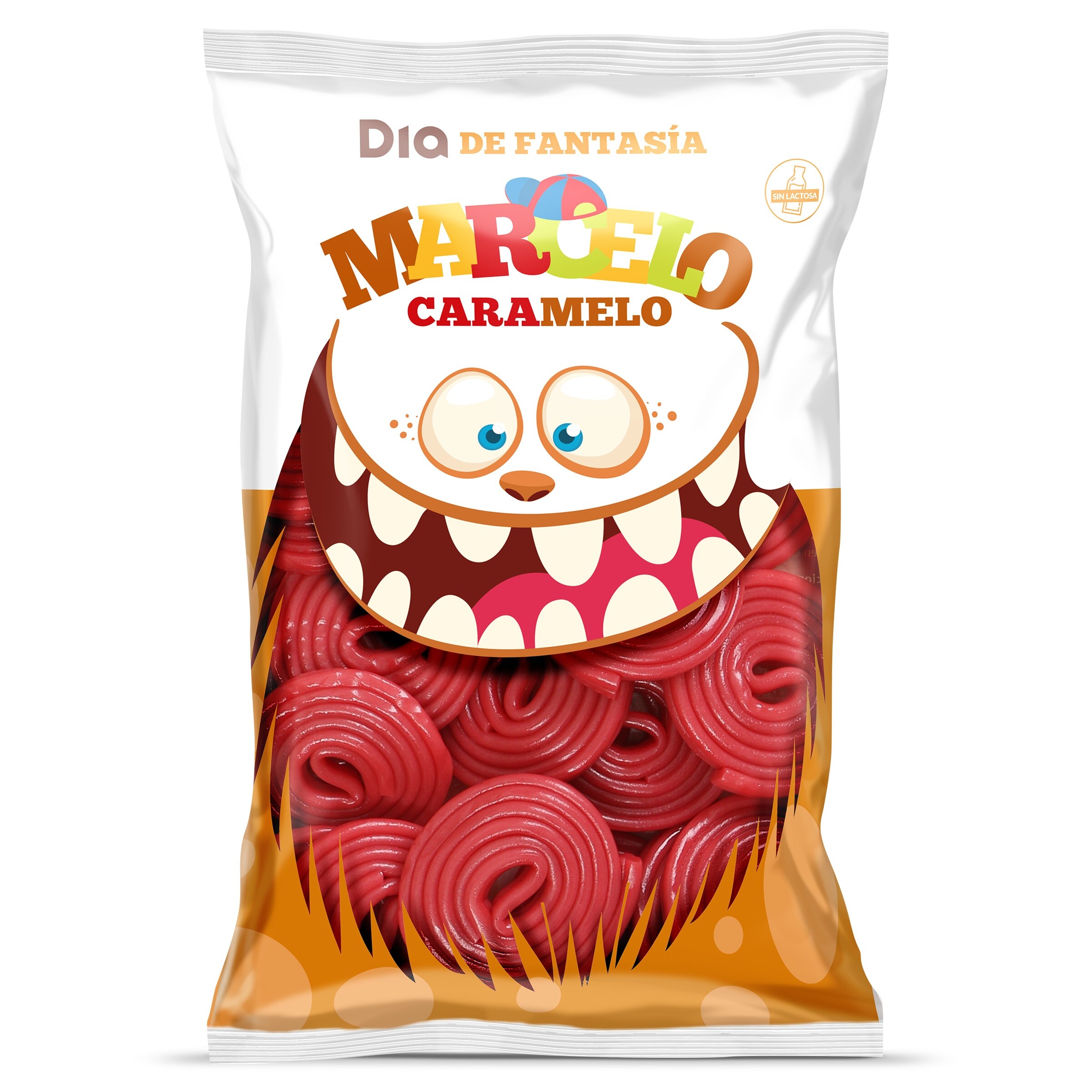 Regaliz rueda rojo Marcelo Caramelo de Dia bolsa 225 g