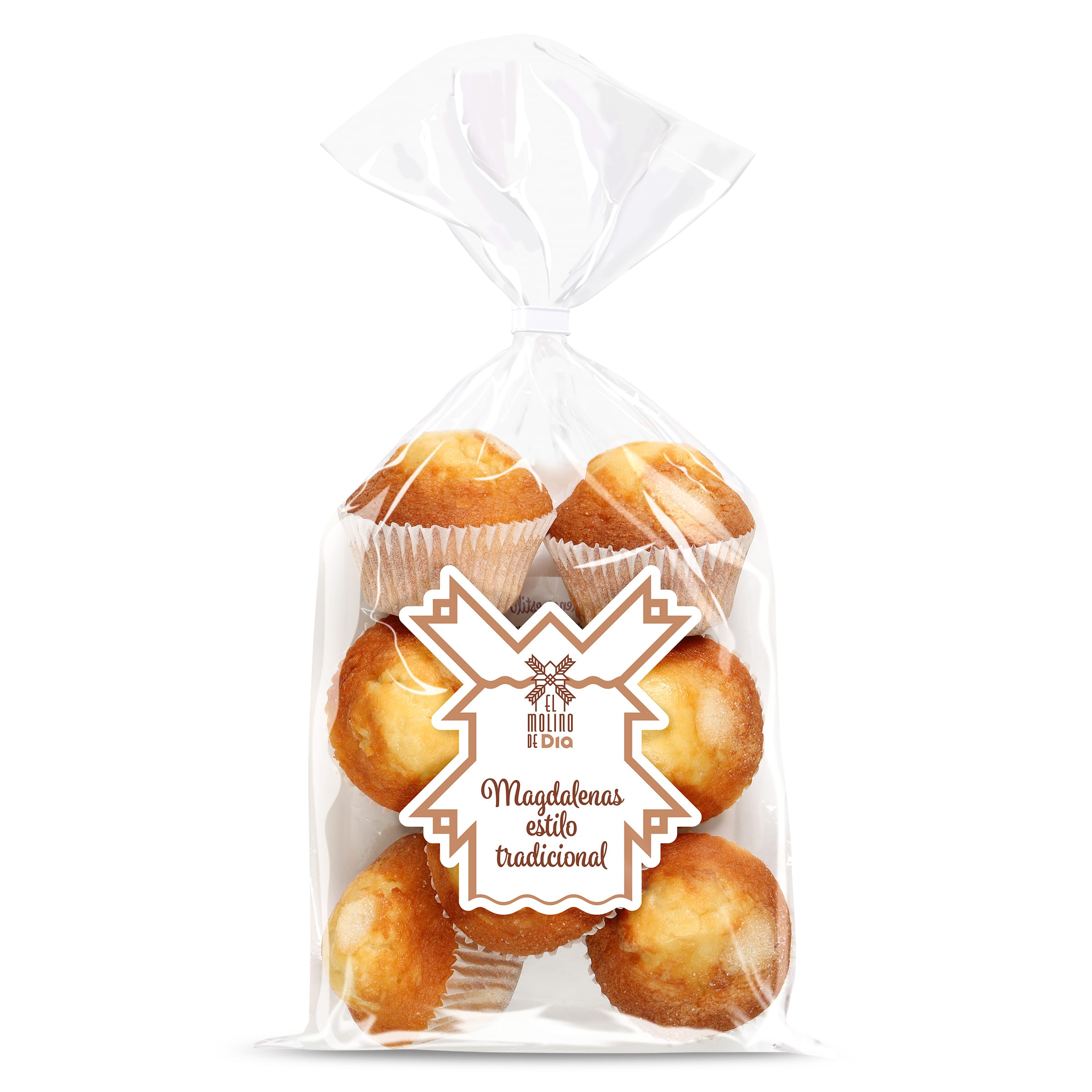 Magdalenas estilo tradicional El molino de Dia bolsa 434 g