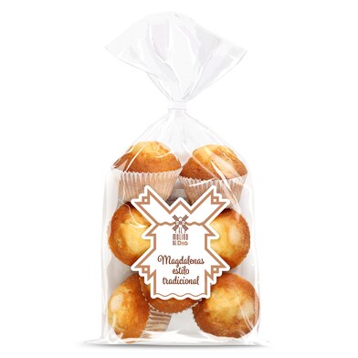Magdalenas estilo tradicional El molino de Dia bolsa 434 g-0 Magdalenas estilo tradicional El molino de Dia bolsa 434 g-0