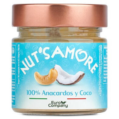 Crema de anacardos y coco Nut's amore bote 175 g-0 Crema de anacardos y coco Nut's amore bote 175 g-0