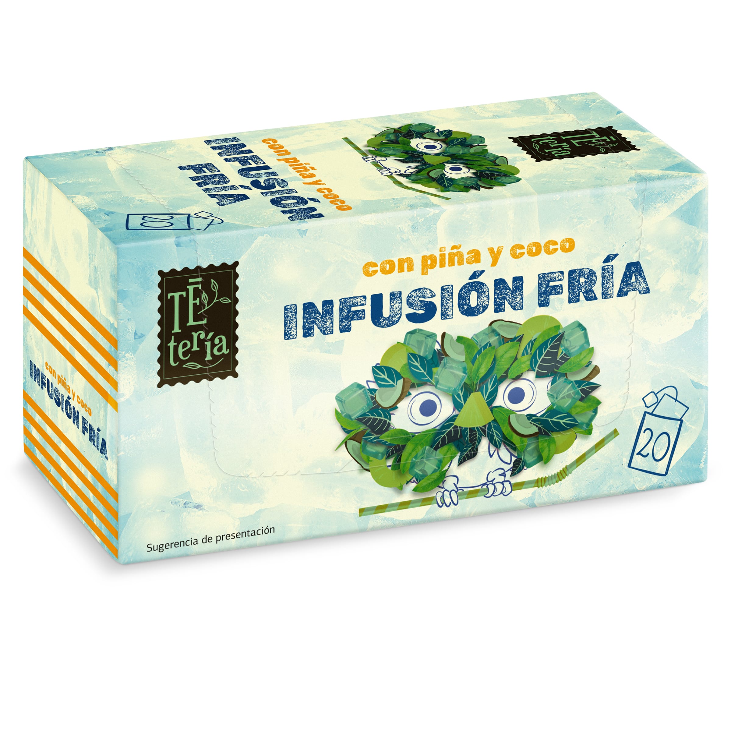Infusión fría con piña y coco Tetería de Dia bolsa 20 unidades