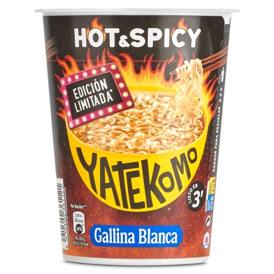 Noodles hot & spicy Gallina Blanca Yatekomo 60 g-0 Noodles hot & spicy Gallina Blanca Yatekomo 60 g-0