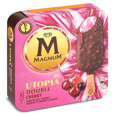 Magnum Utopía doble cherry 3 unidades 213 g-0 Magnum Utopía doble cherry 3 unidades 213 g-0
