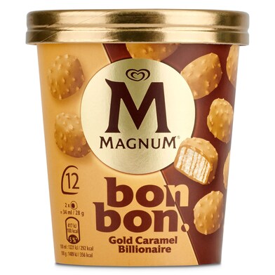 Bombones helados gold caramelo salado 12 unidades Magnum 168 g-0 Bombones helados gold caramelo salado 12 unidades Magnum 168 g-0