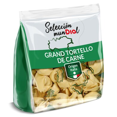 Pasta fresca rellena Gran Tortello de carne Selección Mundial de Dia bolsa 250 g-0 Pasta fresca rellena Gran Tortello de carne Selección Mundial de Dia bolsa 250 g-0