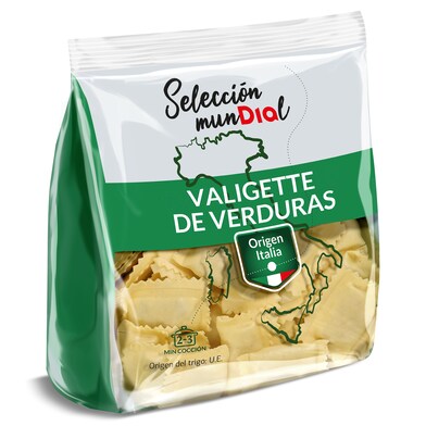 Pasta fresca valigette rellena de verduras Dia Selección Mundial 250 g-0 Pasta fresca valigette rellena de verduras Dia Selección Mundial 250 g-0