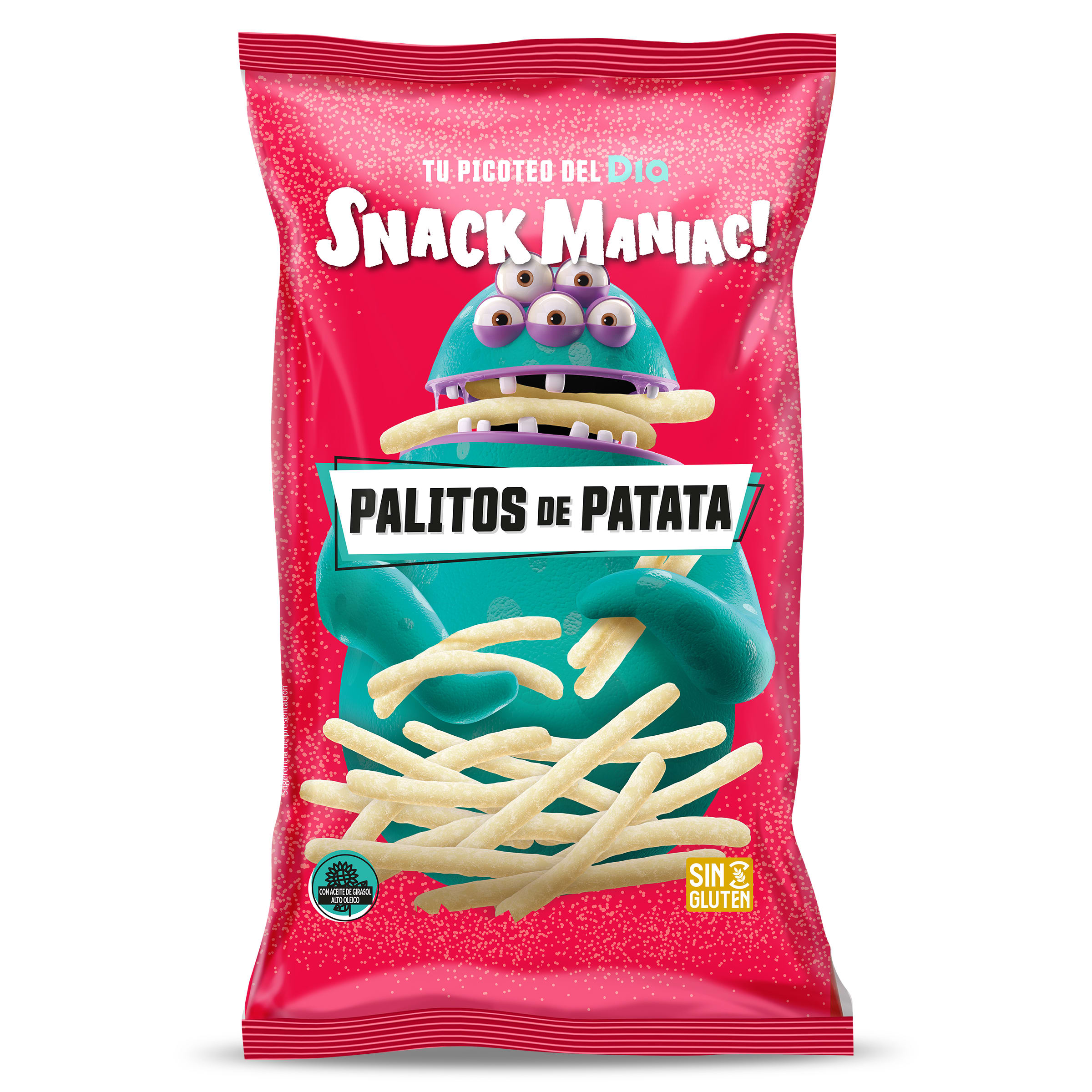 Palitos de patata Snack Maniac de Dia bolsa 75 g