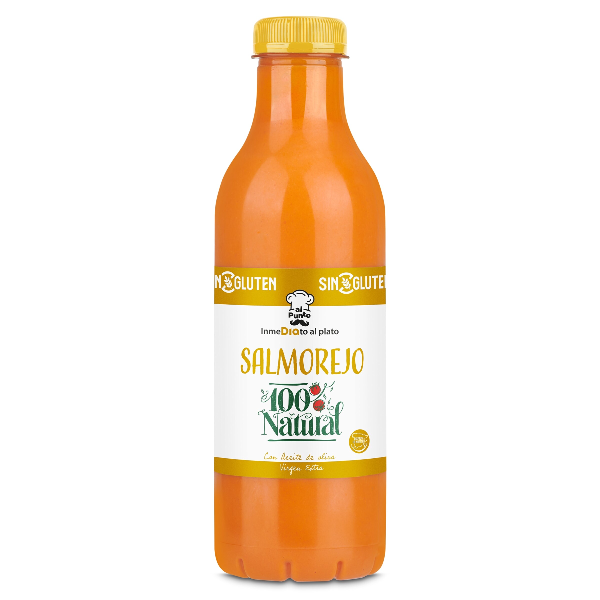 Salmorejo 100% natural sin gluten Al Punto Dia botella 330 ml