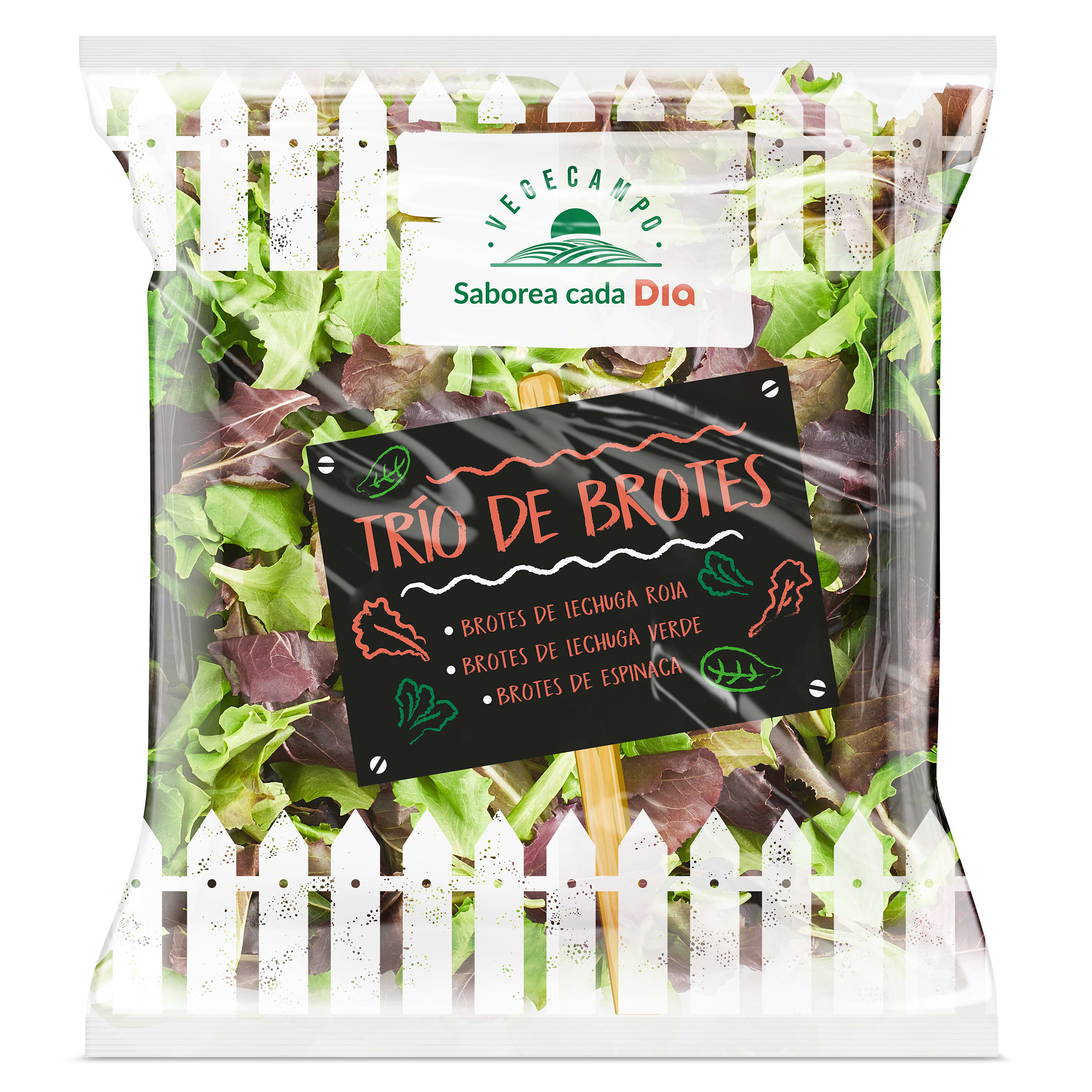 Ensalada de brotes Vegecampo de Dia bolsa 70 g