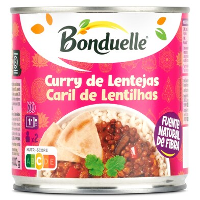 Curry de lentejas Bonduelle 400 g-0 Curry de lentejas Bonduelle 400 g-0