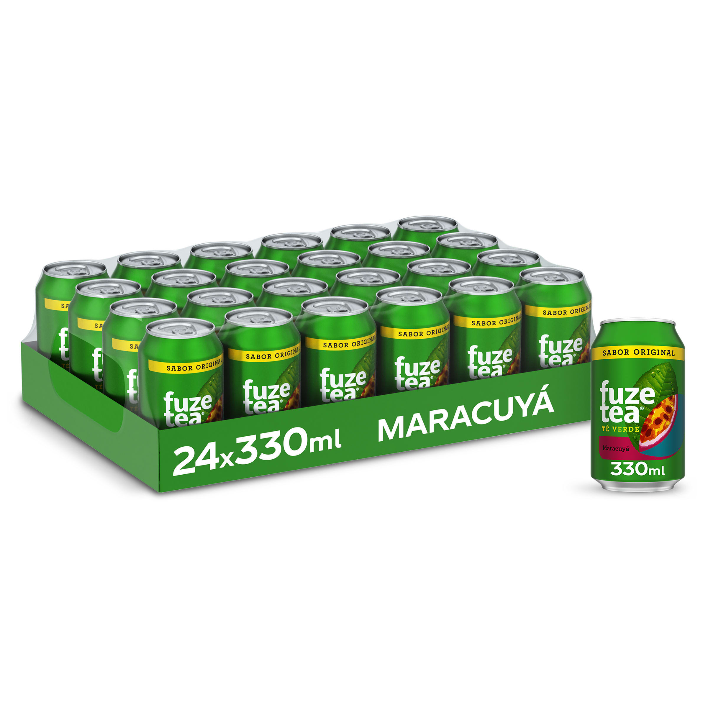 Fuze tea de maracuyá Fuze tea pack 24 x 330 ml