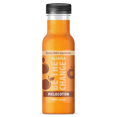 Zumo de melocotón 100% exprimido Auara botella 33 cl-0 Zumo de melocotón 100% exprimido Auara botella 33 cl-0