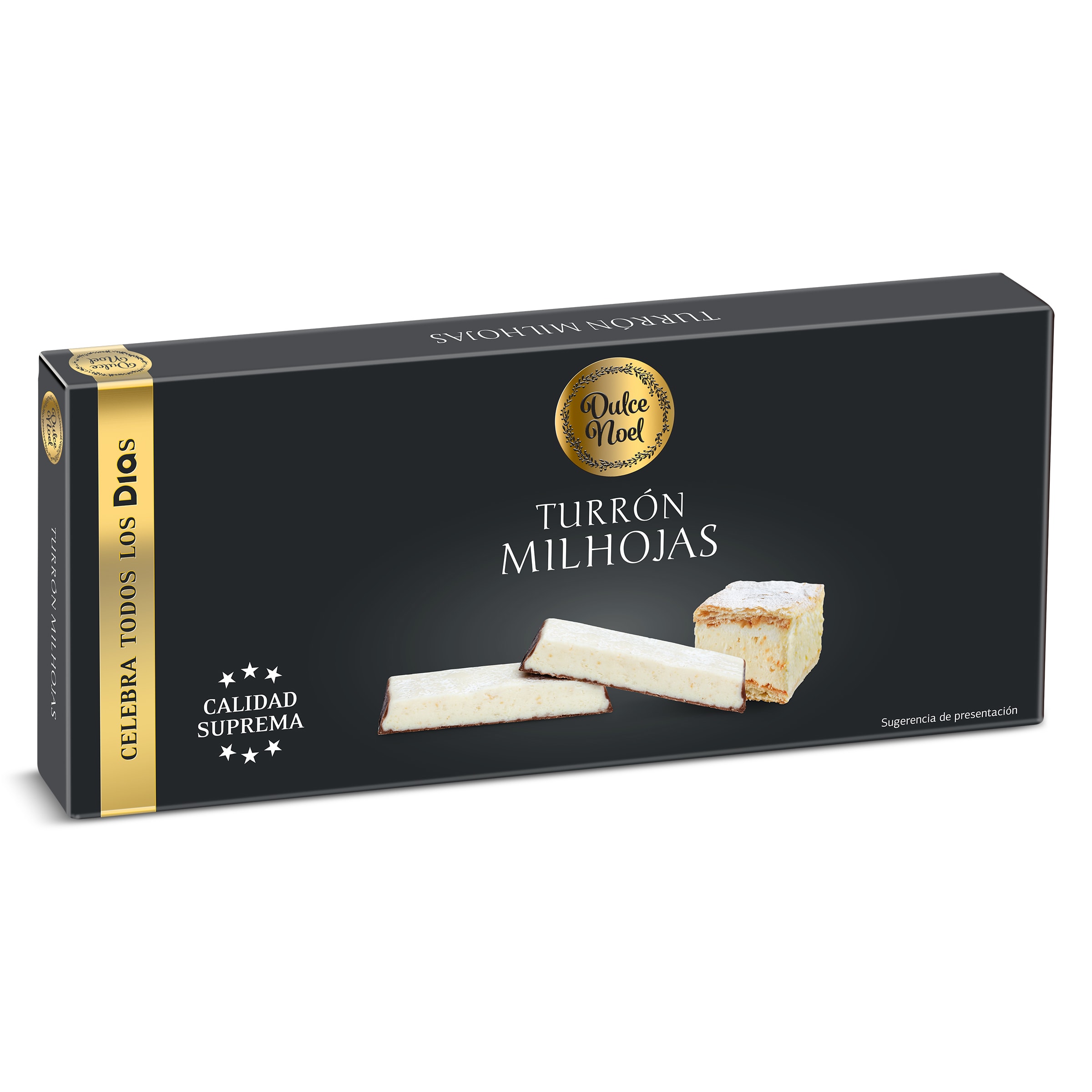 Turrón praliné de milhojas Dulce Noel Dia caja 150 g
