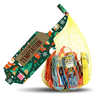 Figuras de chocolate con leche rellenas de galleta Temptation de Dia malla 80 g-0 Figuras de chocolate con leche rellenas de galleta Temptation de Dia malla 80 g-0