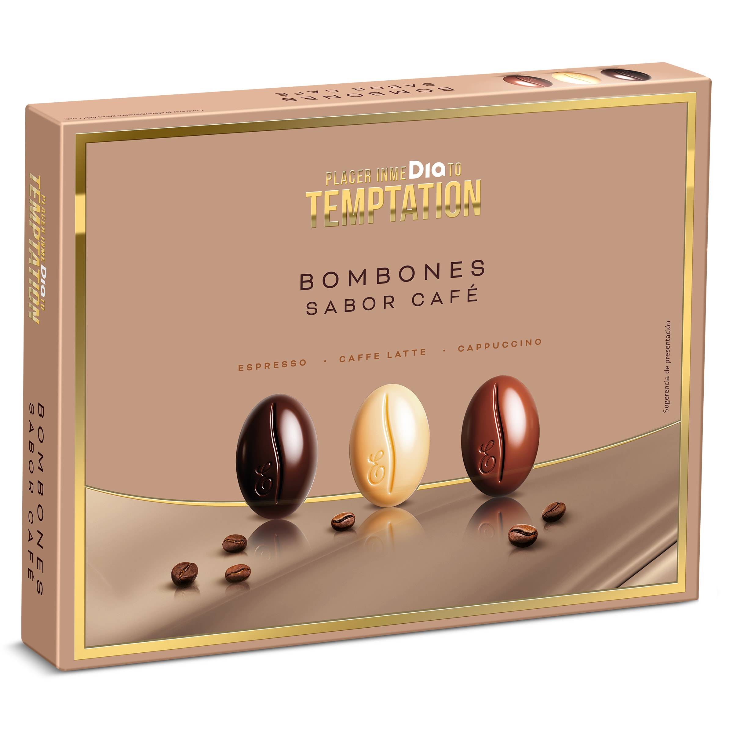 Bombones sabor café Temptation de Dia caja 100 g