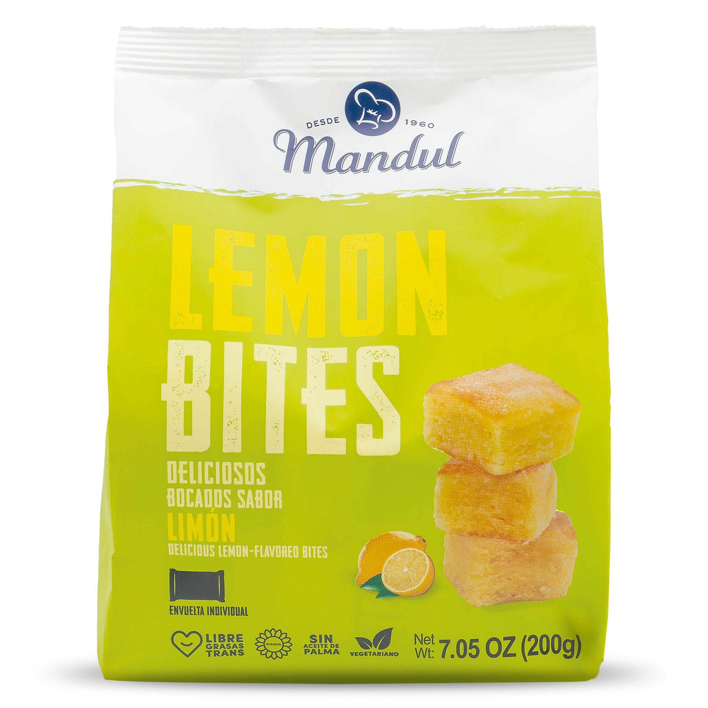 Bizcochitos de limón Mandul bolsa 200 g