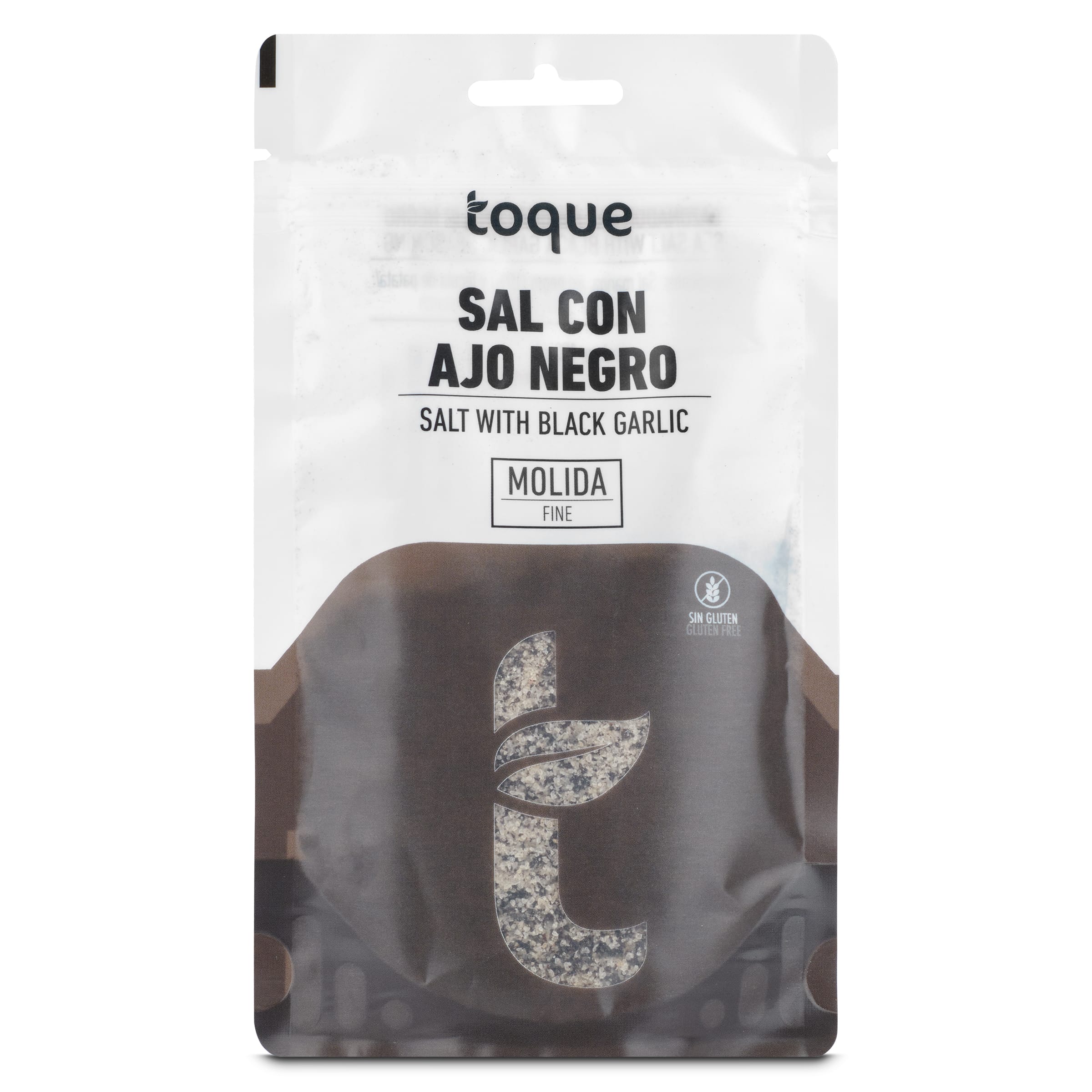 Sal con ajo negro Toque bolsa 100 g