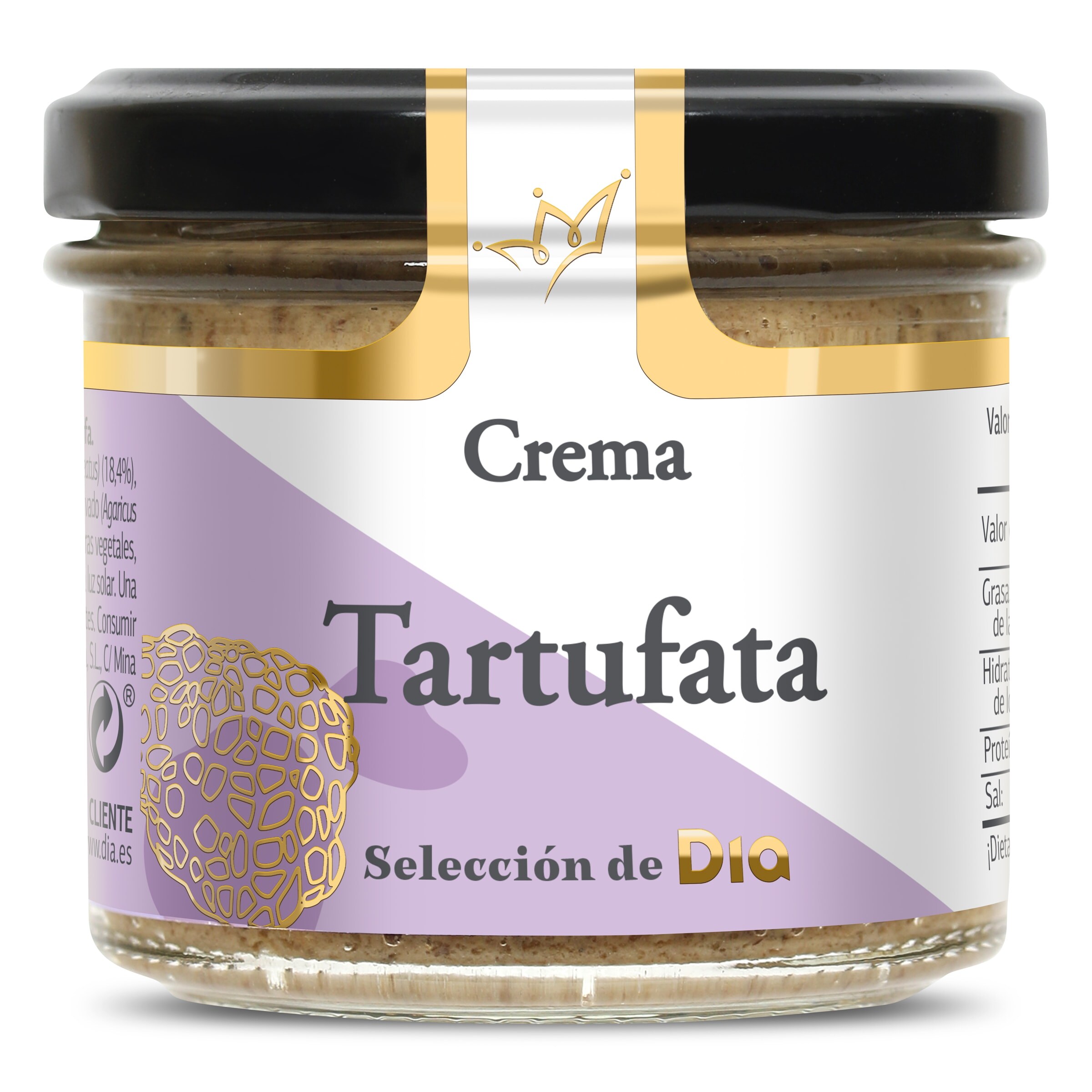 Crema Tartufata Vegecampo de Dia frasco 110 g
