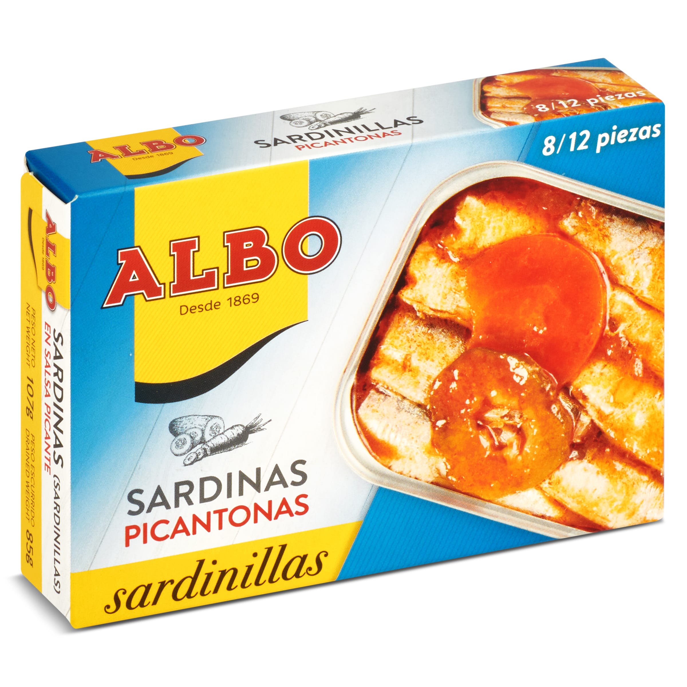 Sardinas picantonas Albo lata 82 g