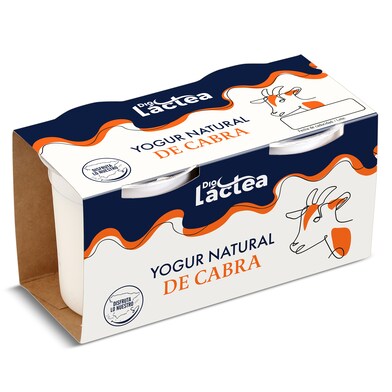 Yogur natural de cabra Dia Láctea pack 2 x 125 g-0 Yogur natural de cabra Dia Láctea pack 2 x 125 g-0