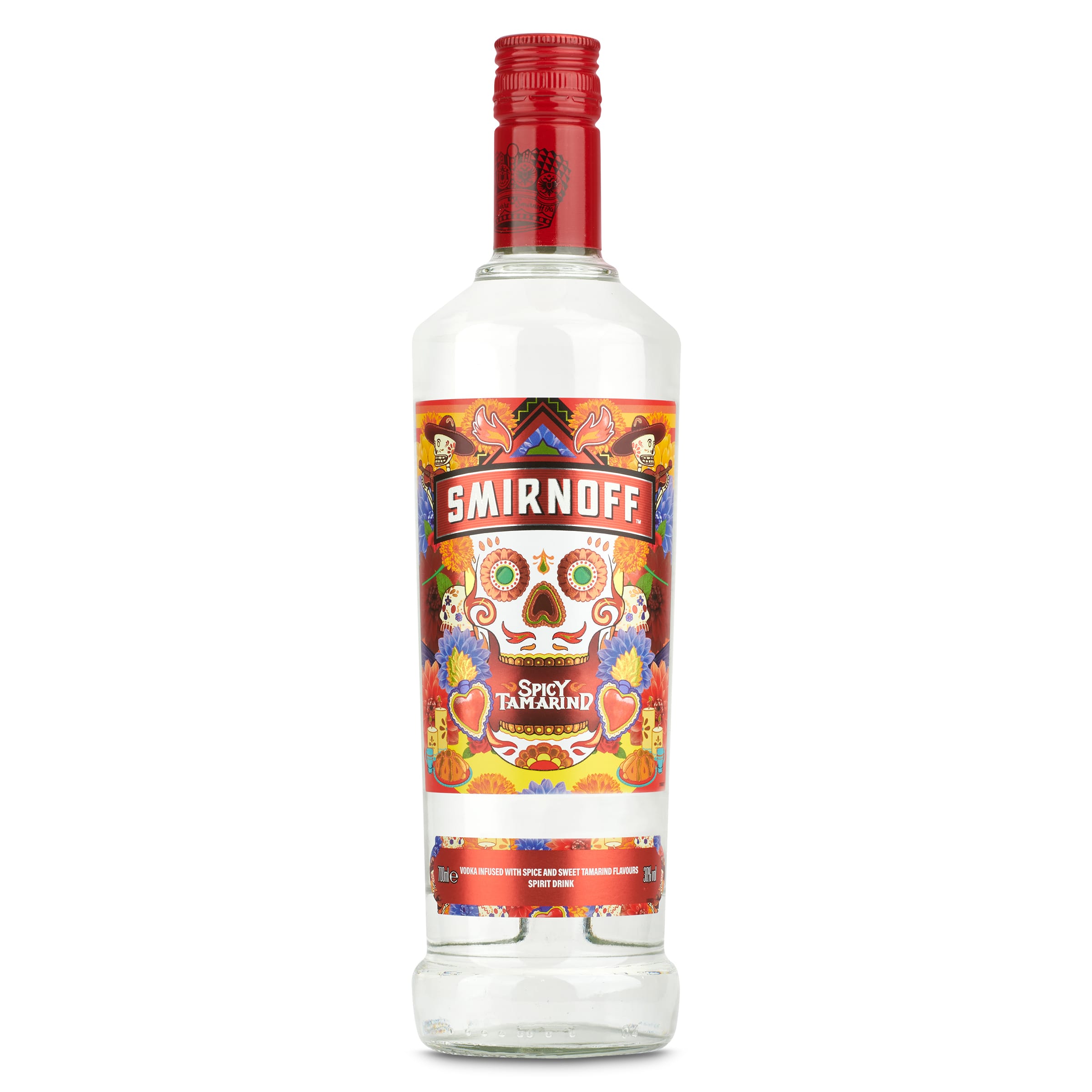 Vodka spicy tamarindo Smirnoff botella 70 cl