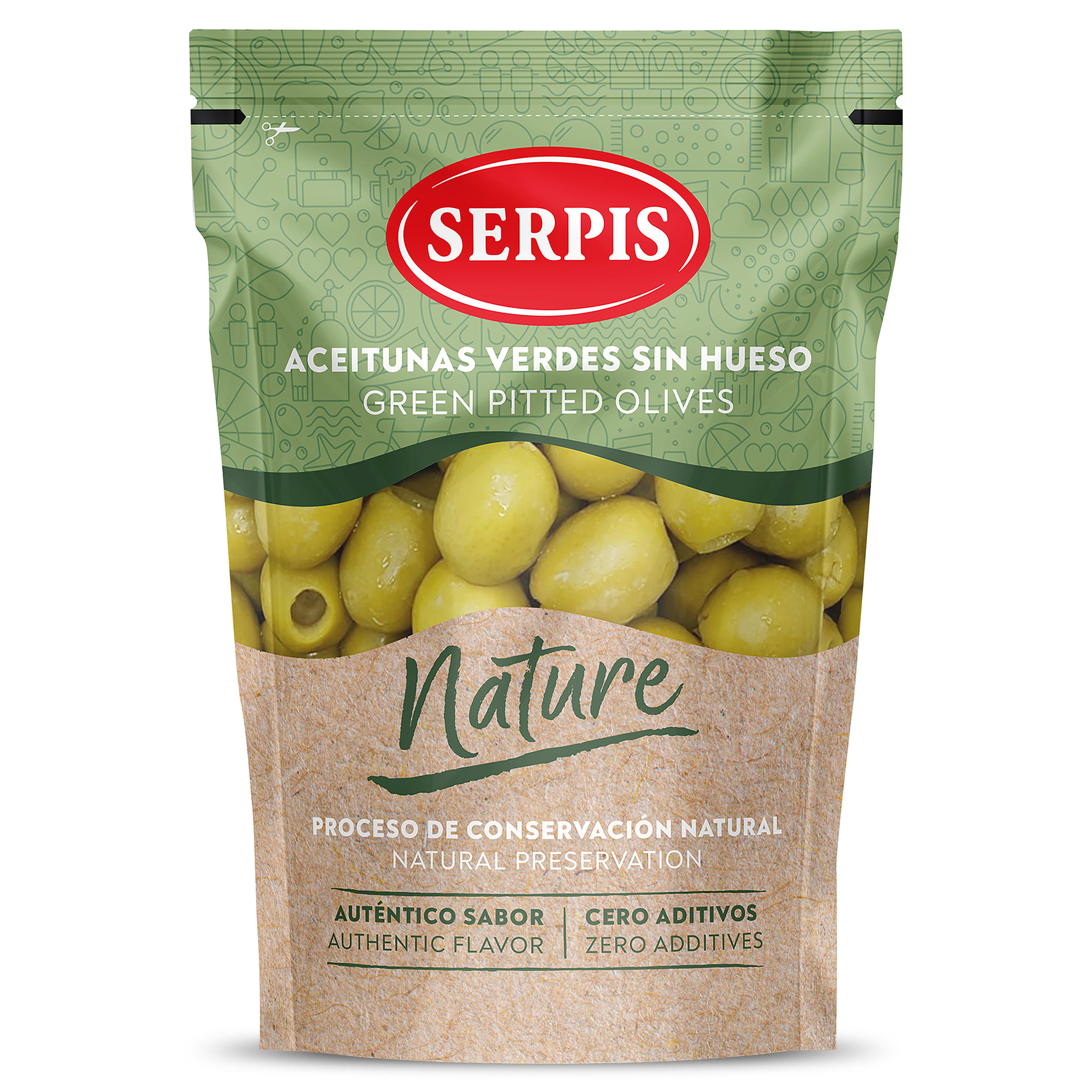 Aceitunas sin hueso Serpis 75 g