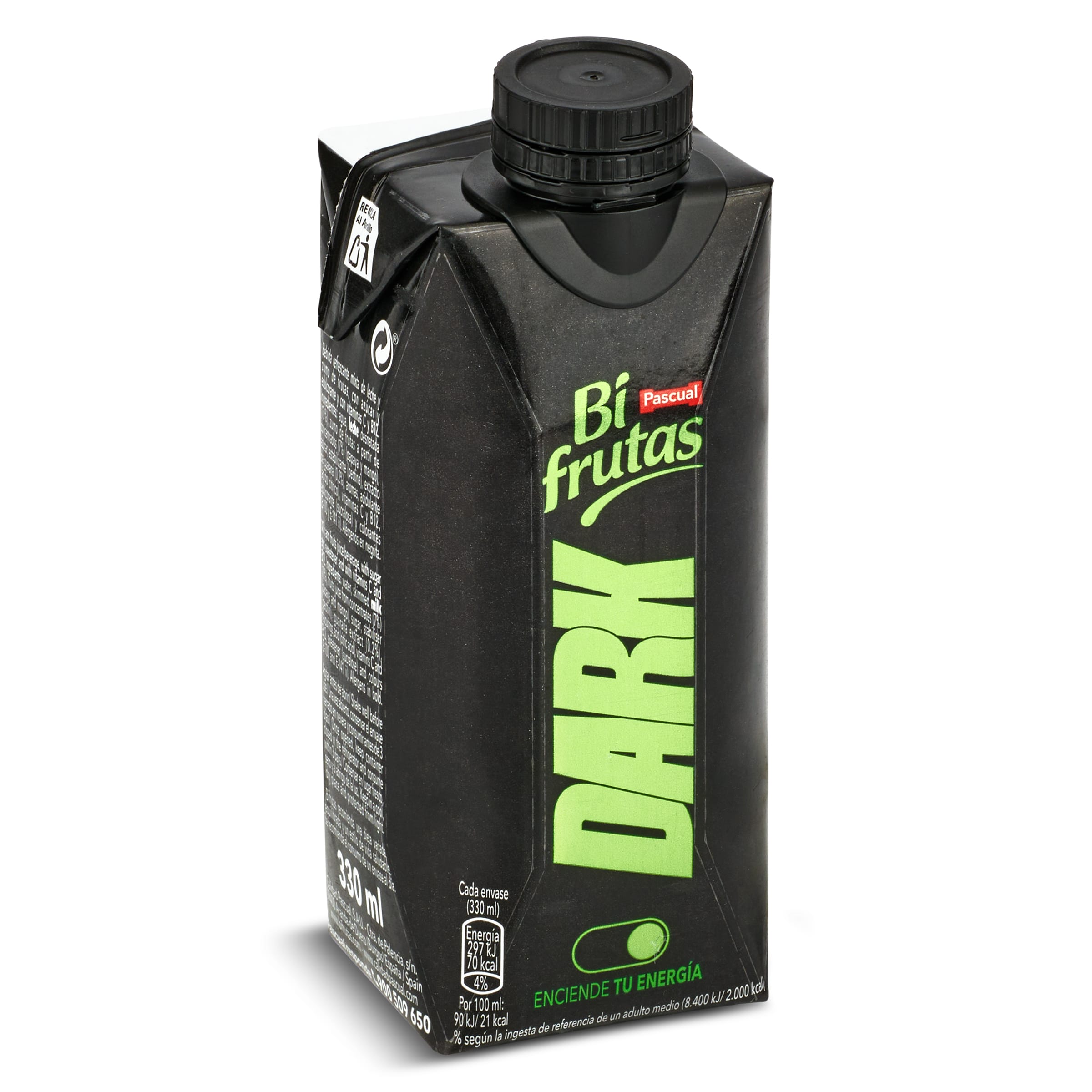 Bebida de zumo de frutas con leche dark Pascual Bifrutas brik 330 ml