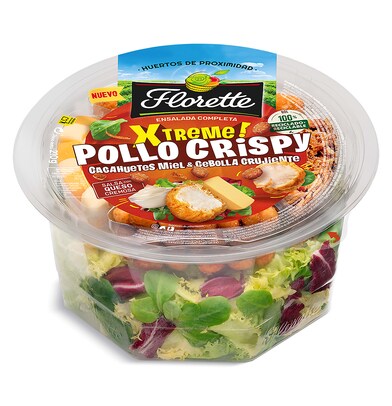 Ensalada Xtreme pollo crispy Florette 210 g-0 Ensalada Xtreme pollo crispy Florette 210 g-0