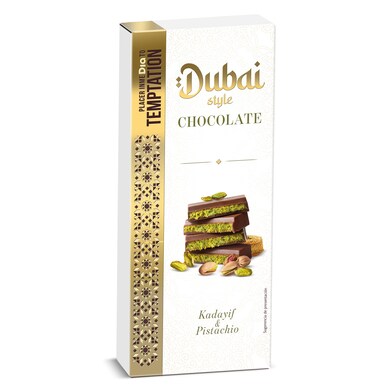 Chocolate con pistacho estilo Dubai Dia Temptation 150 g-0 Chocolate con pistacho estilo Dubai Dia Temptation 150 g-0