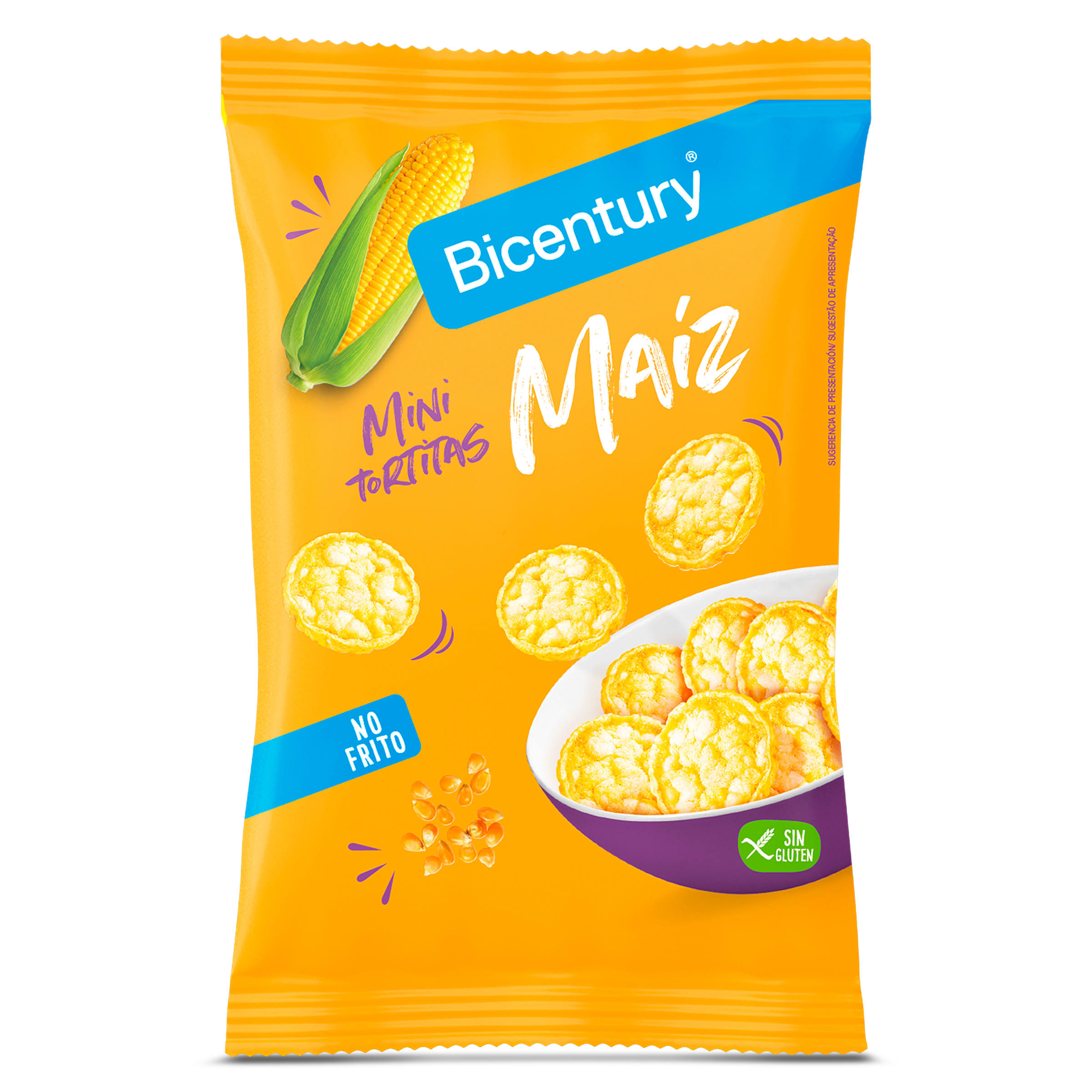 Mini tortitas de maíz Bicentury bolsa 65 g