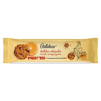 Galletas integrales muesli, naranja y pasas Galleteca de Dia bolsa 120 g-0 Galletas integrales muesli, naranja y pasas Galleteca de Dia bolsa 120 g-0