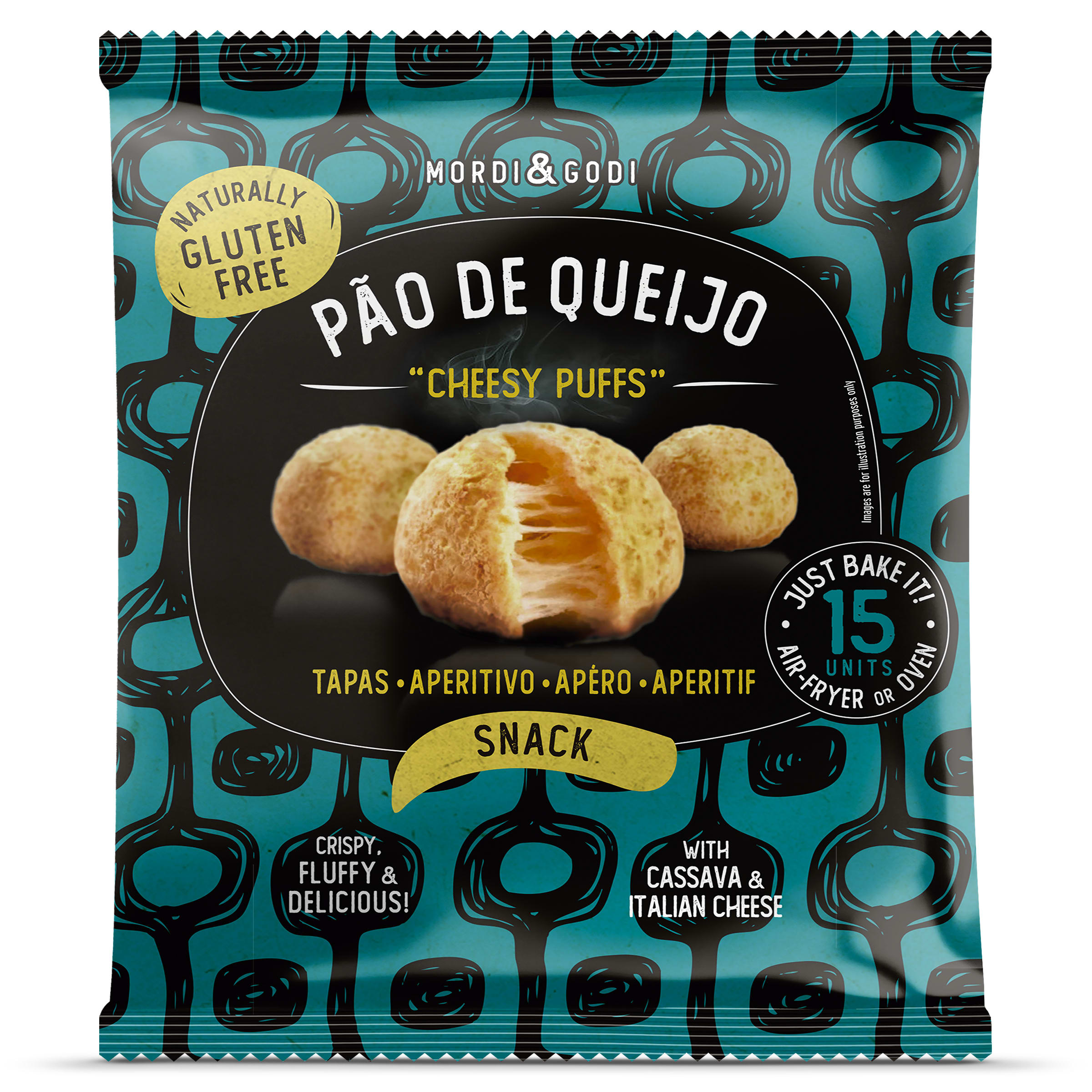 Pan de queso sin gluten Mordi & Godi bolsa 253 g