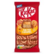 Barritas de galleta salted caramel Kit Kat 99 g