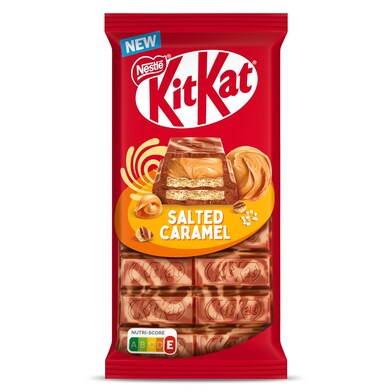 Barritas de galleta salted caramel Kit Kat 99 g-0 Barritas de galleta salted caramel Kit Kat 99 g-0