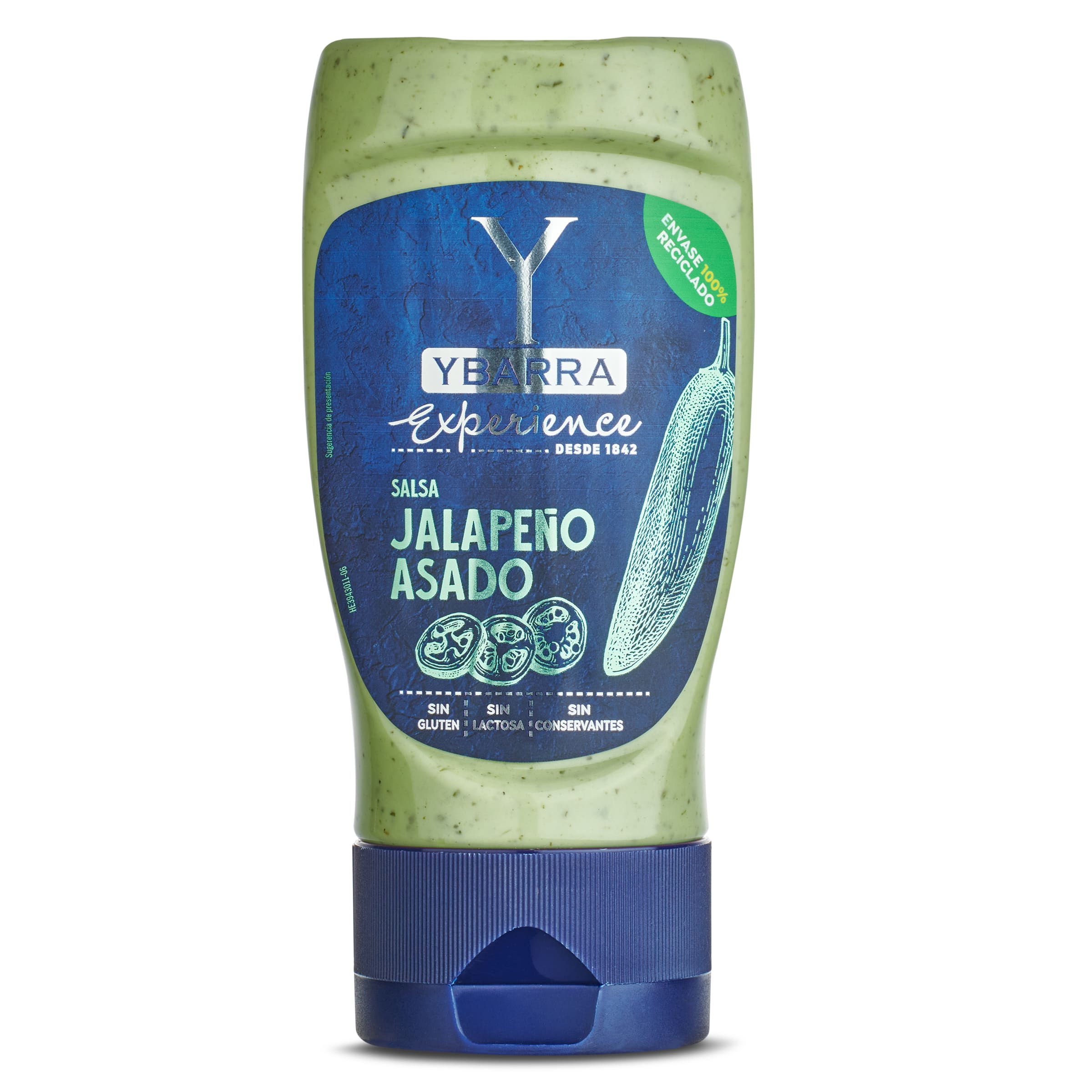 Salsa jalapeño asado Ybarra bote 250 ml