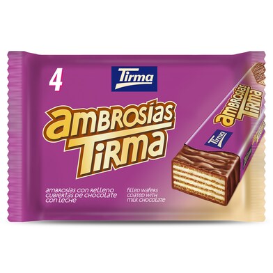 Ambrosías recubiertas de chocolate con leche Tirma bolsa 86 g-0 Ambrosías recubiertas de chocolate con leche Tirma bolsa 86 g-0