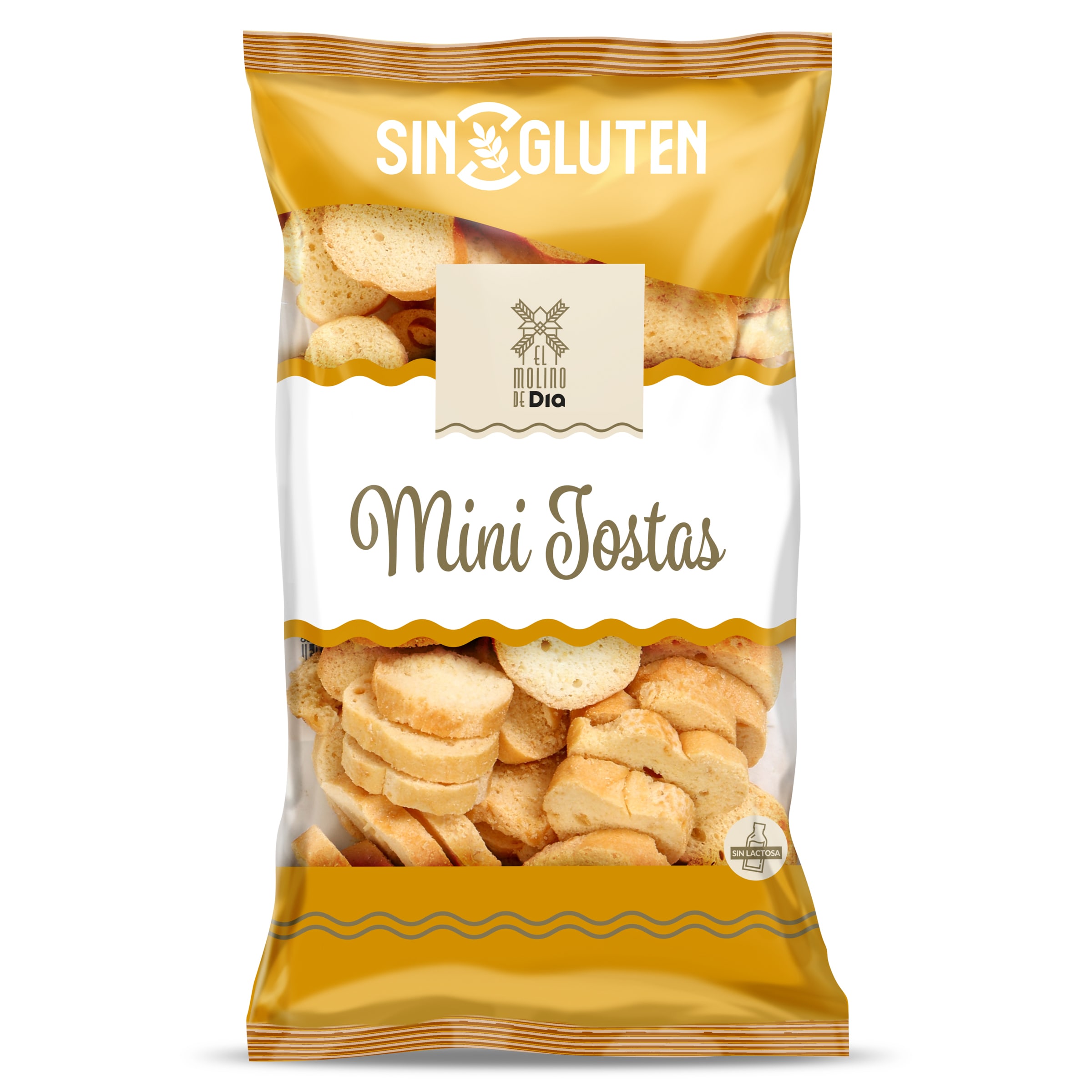 Mini tostas sin gluten El molino de Dia bolsa 100 g