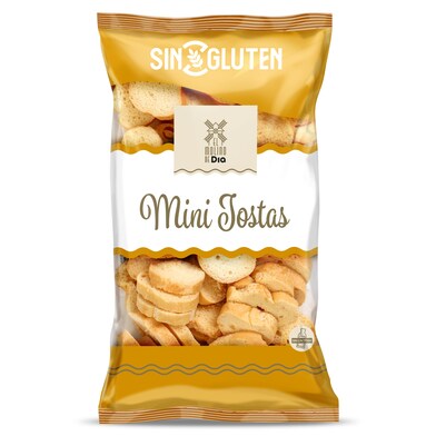 Mini tostas sin gluten El molino de Dia bolsa 100 g-0 Mini tostas sin gluten El molino de Dia bolsa 100 g-0