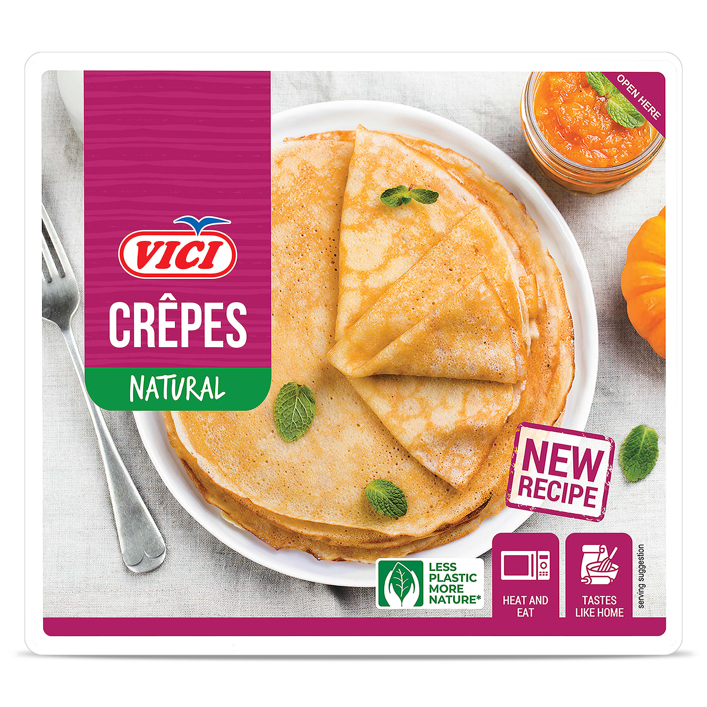 Crepes naturales Vici caja 500 g